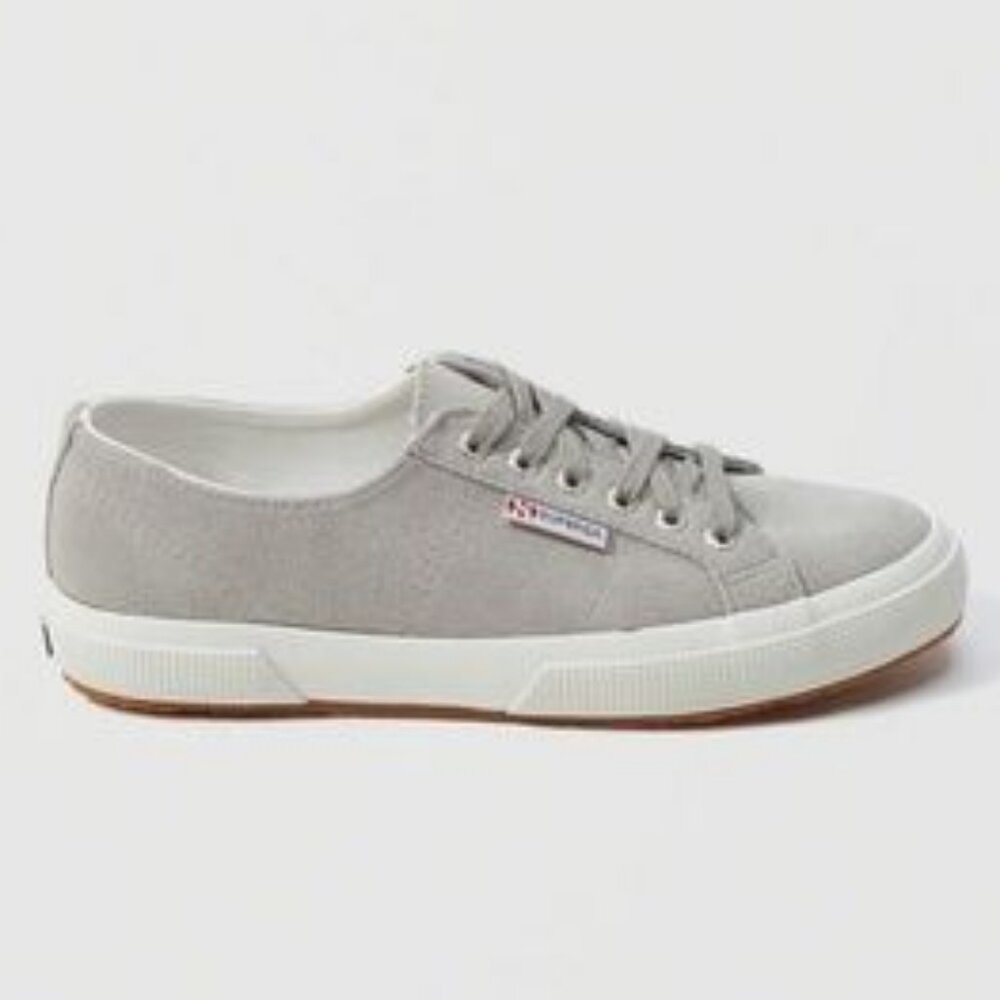 Superga Unisex COTU 2750 Suede Sneakers in Gray Sage